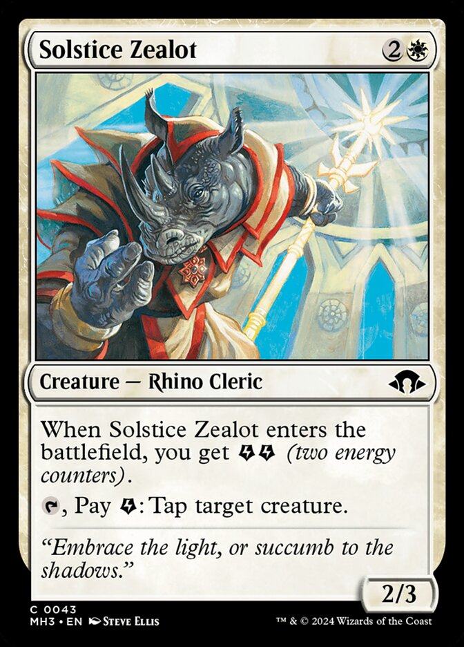 Solstice Zealot — Modern Horizons 3 (MH3) #43