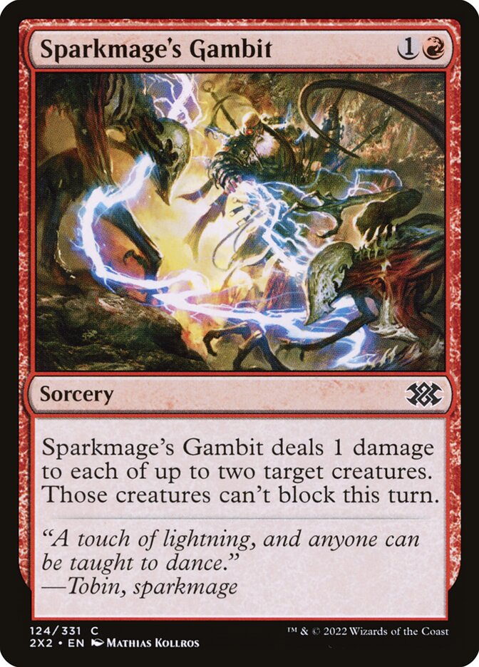 Sparkmage's Gambit — Double Masters 2022 (2X2) #124