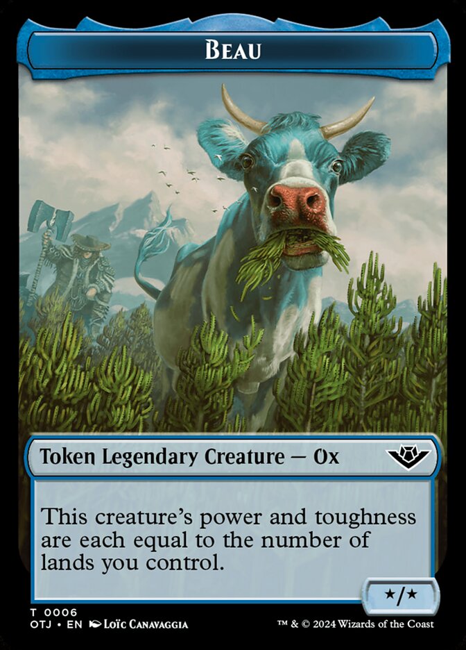 Beau — Outlaws of Thunder Junction Tokens (TOTJ) #6