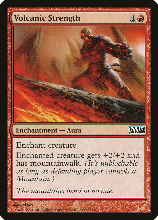 Volcanic Strength — Magic 2013 (M13) #155