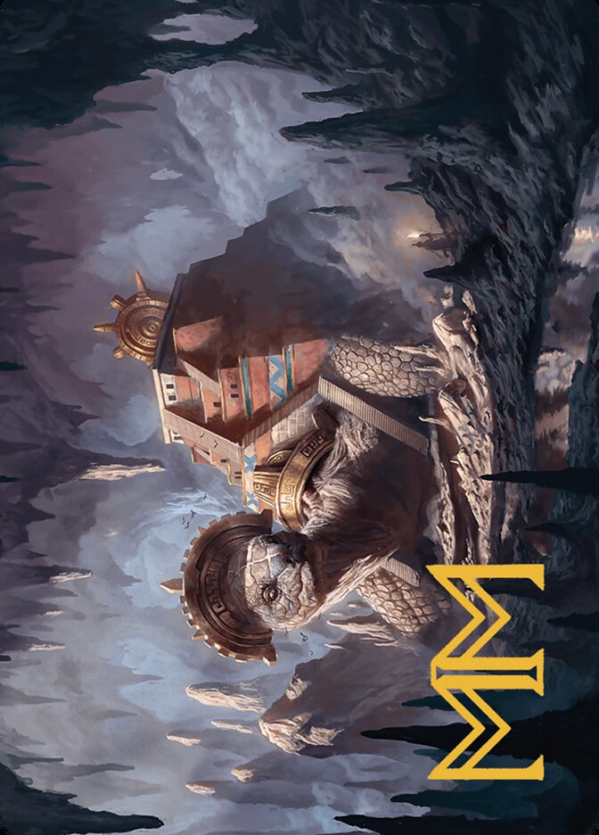 Bedrock Tortoise // Bedrock Tortoise — The Lost Caverns of Ixalan Art Series (ALCI) #23