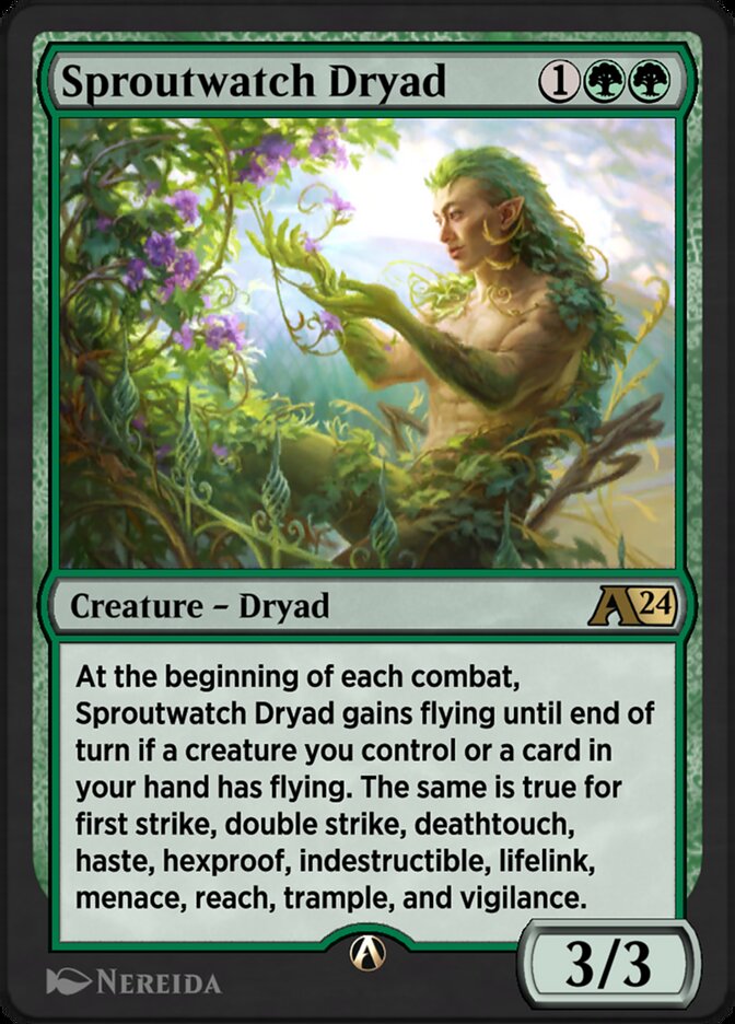 Sproutwatch Dryad — Alchemy: Murders at Karlov Manor (YMKM) #20