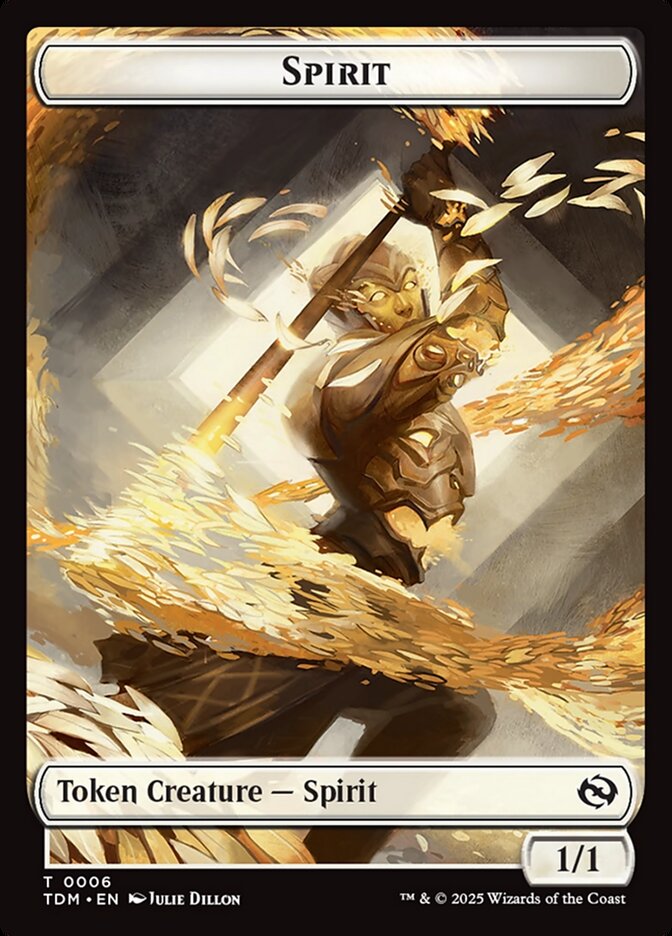 Spirit — Tarkir: Dragonstorm Tokens (TTDM) #6