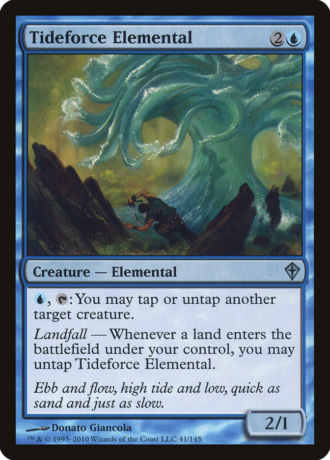 Tideforce Elemental — Worldwake (WWK) #41