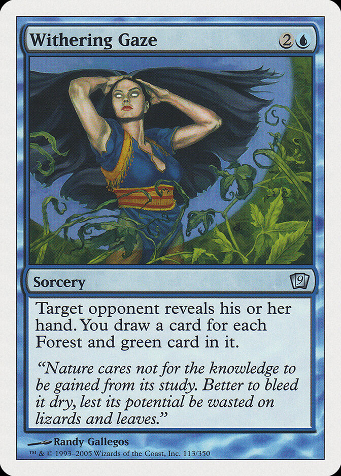 Withering Gaze — Ninth Edition (9ED) #113
