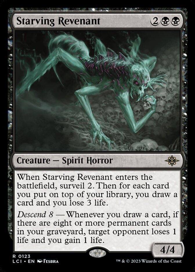 Starving Revenant — The Lost Caverns of Ixalan (LCI) #123