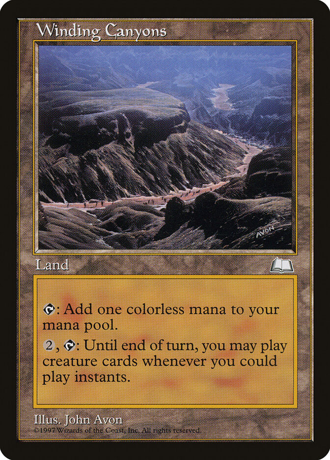 Winding Canyons — Weatherlight (WTH) #167