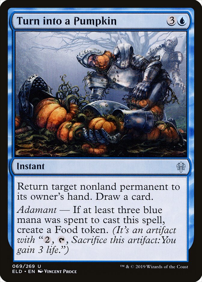 Turn into a Pumpkin — Throne of Eldraine (ELD) #69