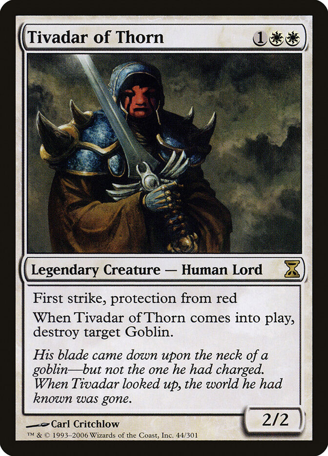 Tivadar of Thorn — Time Spiral (TSP) #44