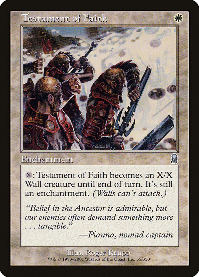 Testament of Faith — Odyssey (ODY) #55