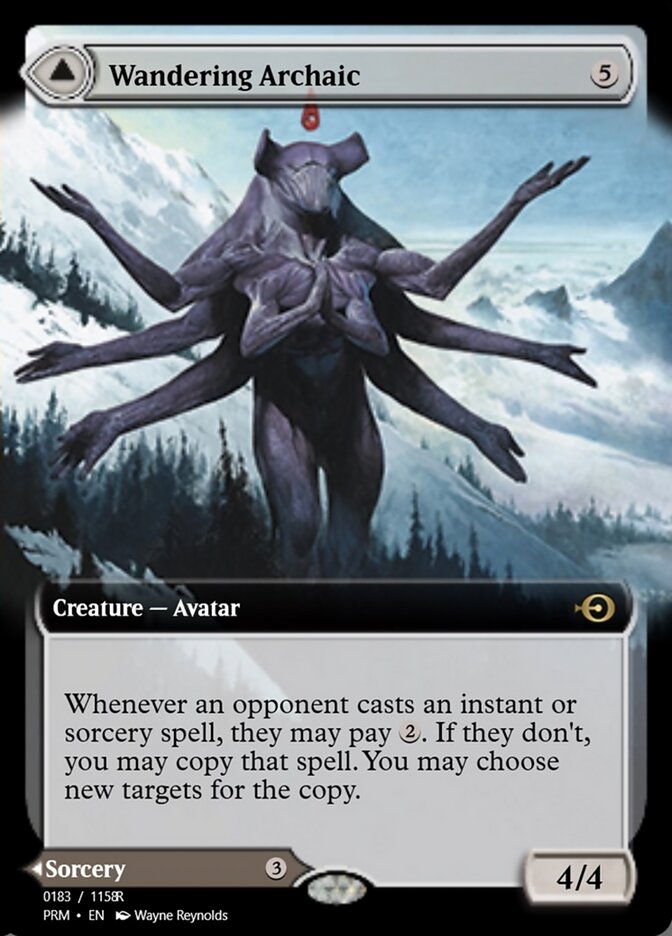 Wandering Archaic // Explore the Vastlands — Magic Online Promos (PRM) #90338