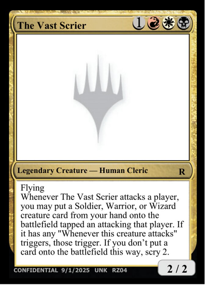 The Vast Scrier — Unknown Event (UNK) #RZ04u