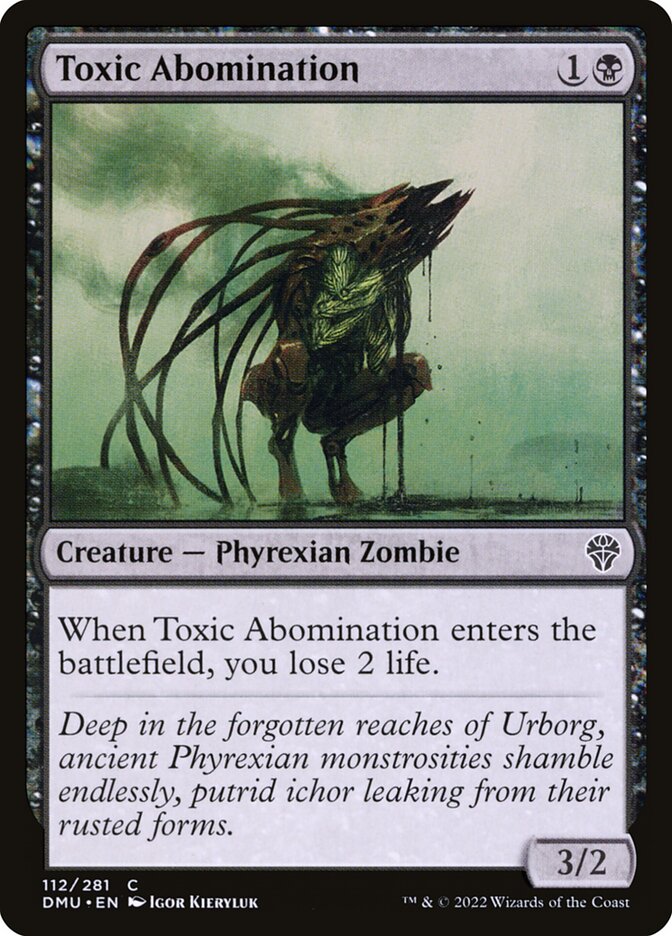 Toxic Abomination — Dominaria United (DMU) #112