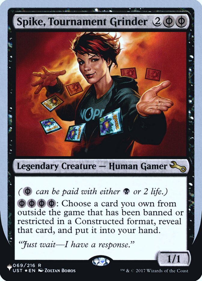 Spike, Tournament Grinder — The List (Unfinity Foil Edition) (ULST) #24