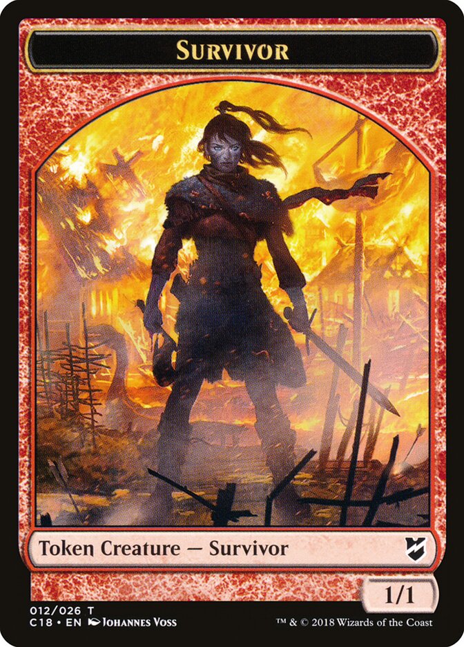 Survivor — Commander 2018 Tokens (TC18) #12