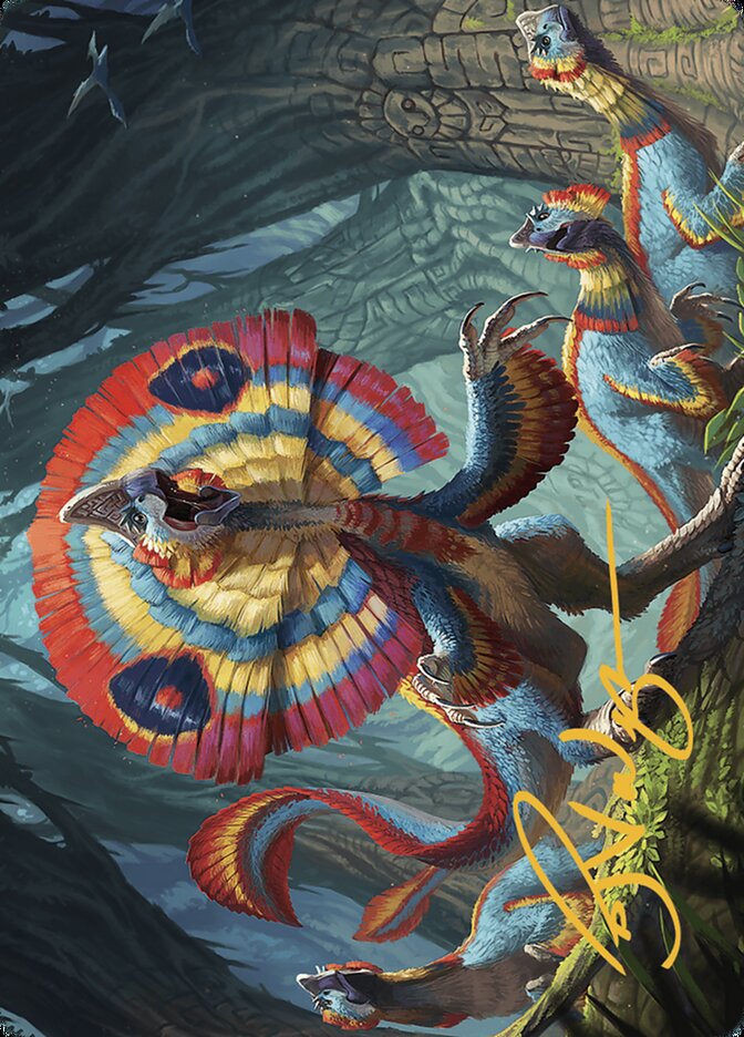 Sunfrill Imitator // Sunfrill Imitator — The Lost Caverns of Ixalan Art Series (ALCI) #78