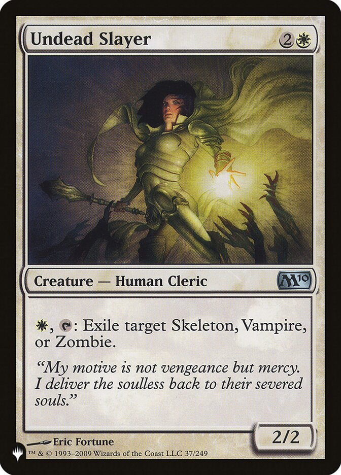 Undead Slayer — The List (PLST) #M10-37