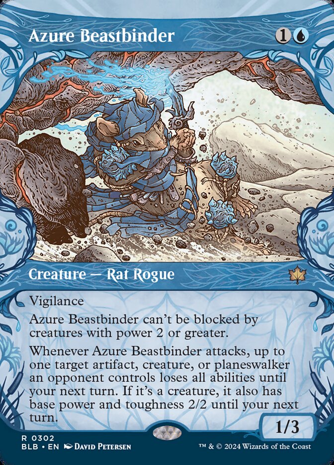 Azure Beastbinder — Bloomburrow (BLB) #302