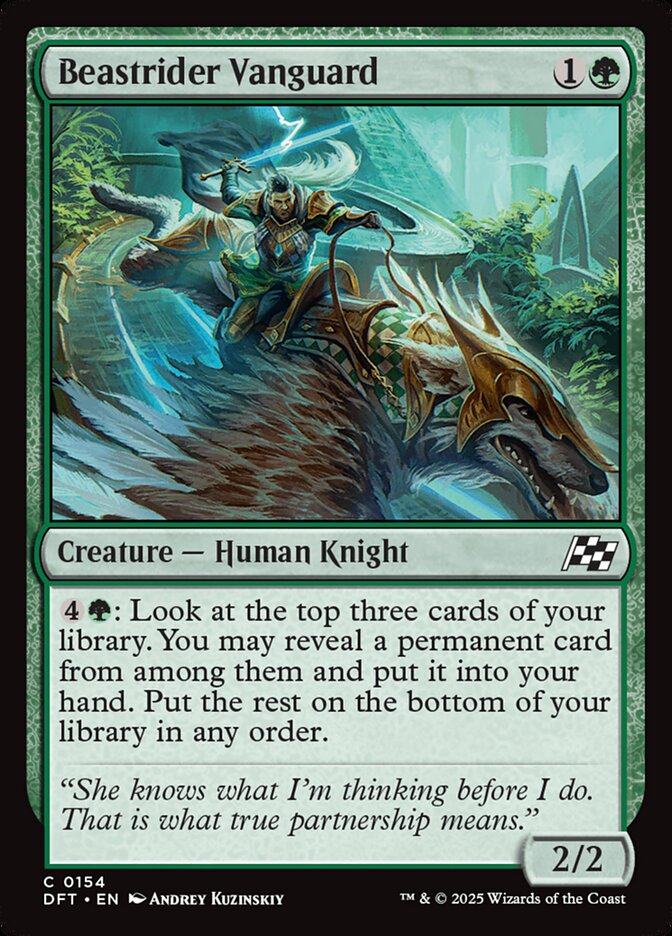 Beastrider Vanguard — Aetherdrift (DFT) #154