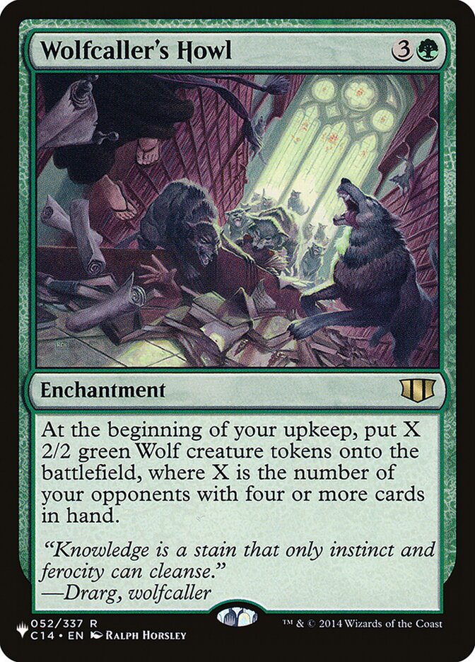 Wolfcaller's Howl — The List (PLST) #C14-52