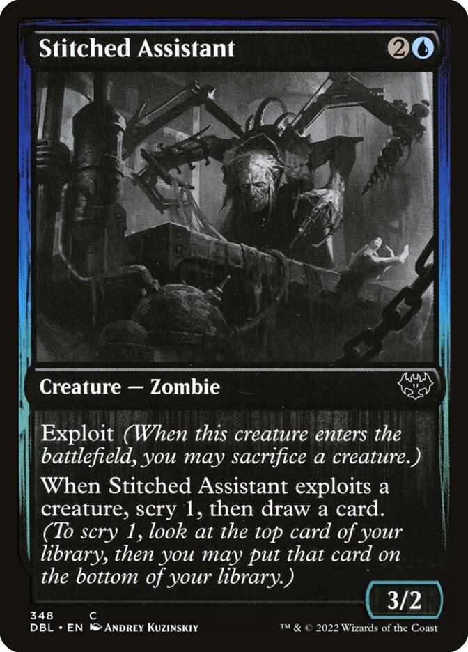 Stitched Assistant — Innistrad: Double Feature (DBL) #348