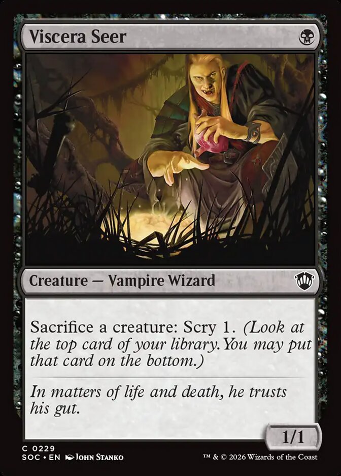 Viscera Seer — Secrets of Strixhaven Commander (SOC) #229