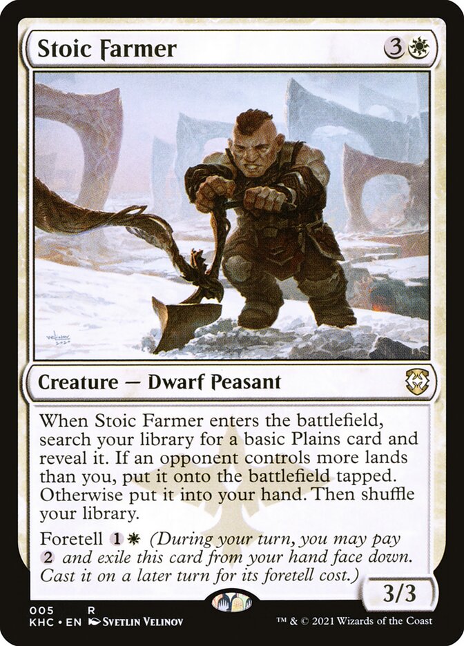 Stoic Farmer — Kaldheim Commander (KHC) #5