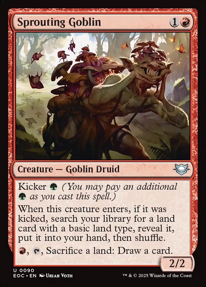 Sprouting Goblin — Edge of Eternities Commander (EOC) #90