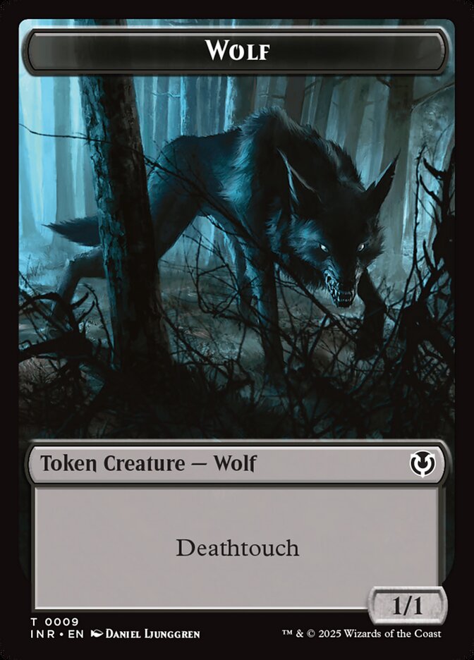Wolf — Innistrad Remastered Tokens (TINR) #9