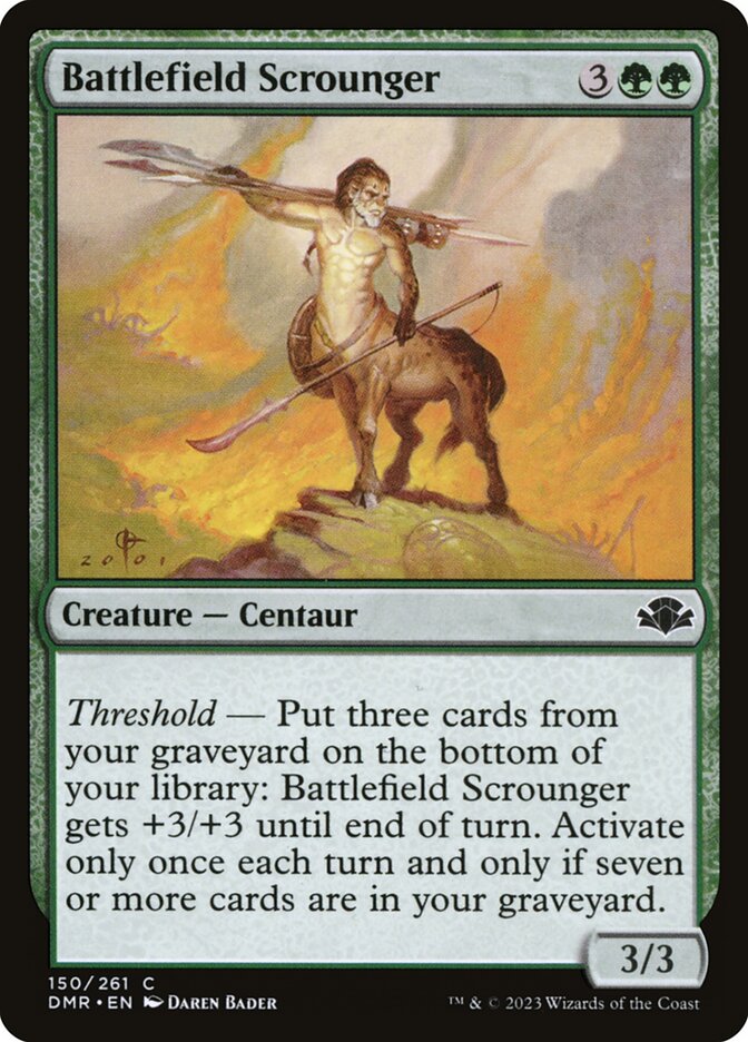 Battlefield Scrounger — Dominaria Remastered (DMR) #150