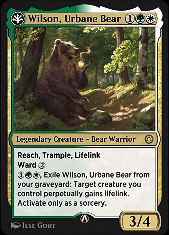 Wilson, Urbane Bear — Alchemy Horizons: Baldur's Gate (HBG) #19w