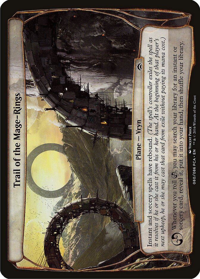 Trail of the Mage-Rings — Planechase Anthology Planes (OPCA) #80