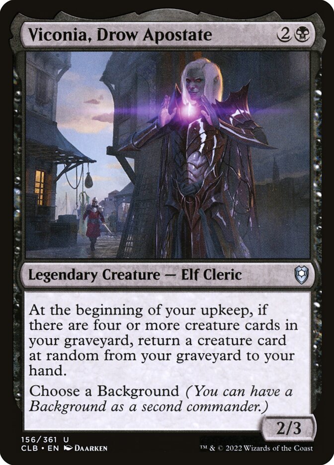 Viconia, Drow Apostate — Commander Legends: Battle for Baldur's Gate (CLB) #156