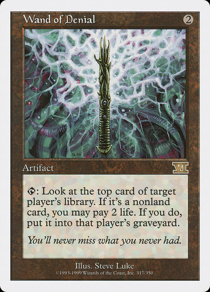 Wand of Denial — Classic Sixth Edition (6ED) #317