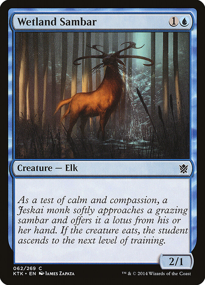 Wetland Sambar — Khans of Tarkir (KTK) #62