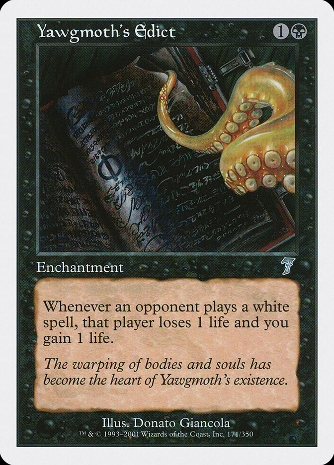 Yawgmoth's Edict — Seventh Edition (7ED) #171