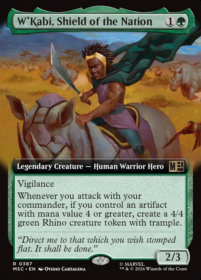 W'Kabi, Shield of the Nation — Marvel Super Heroes Commander (MSC) #387