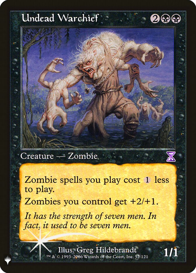 Undead Warchief — The List (PLST) #TSB-52