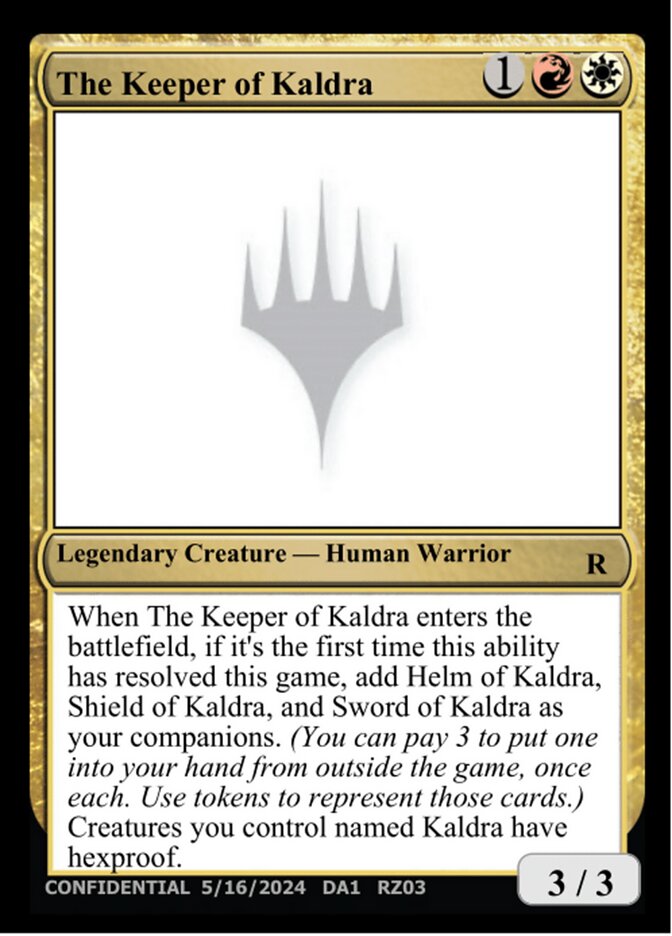 The Keeper of Kaldra — Unknown Event (UNK) #RZ03c