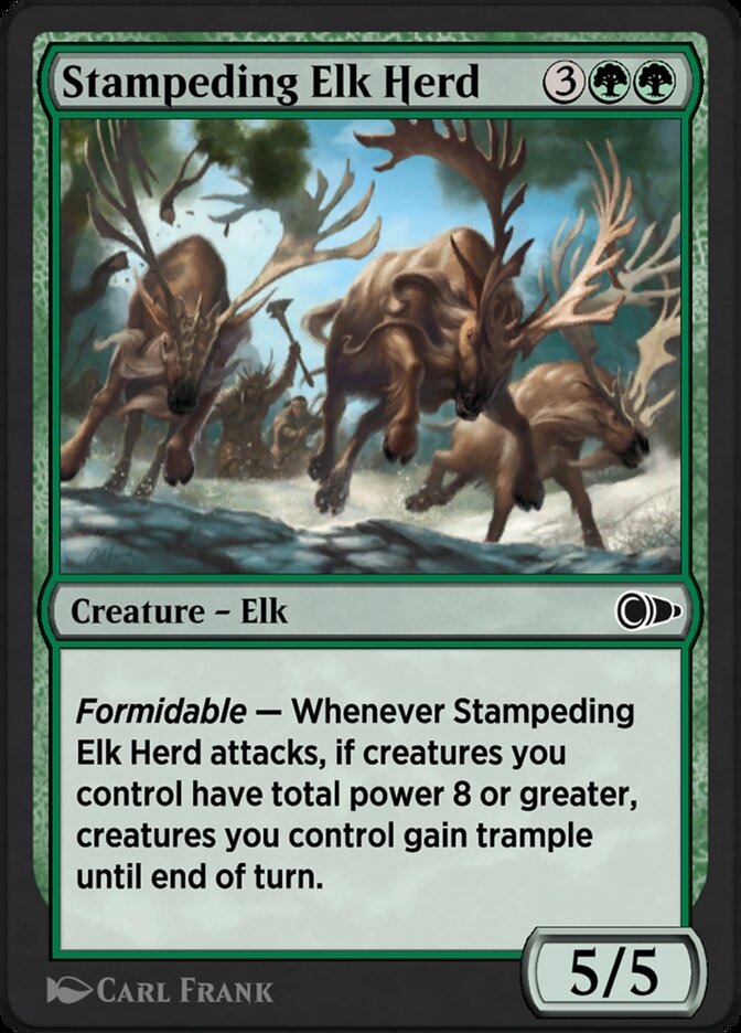 Stampeding Elk Herd — Pioneer Masters (PIO) #350
