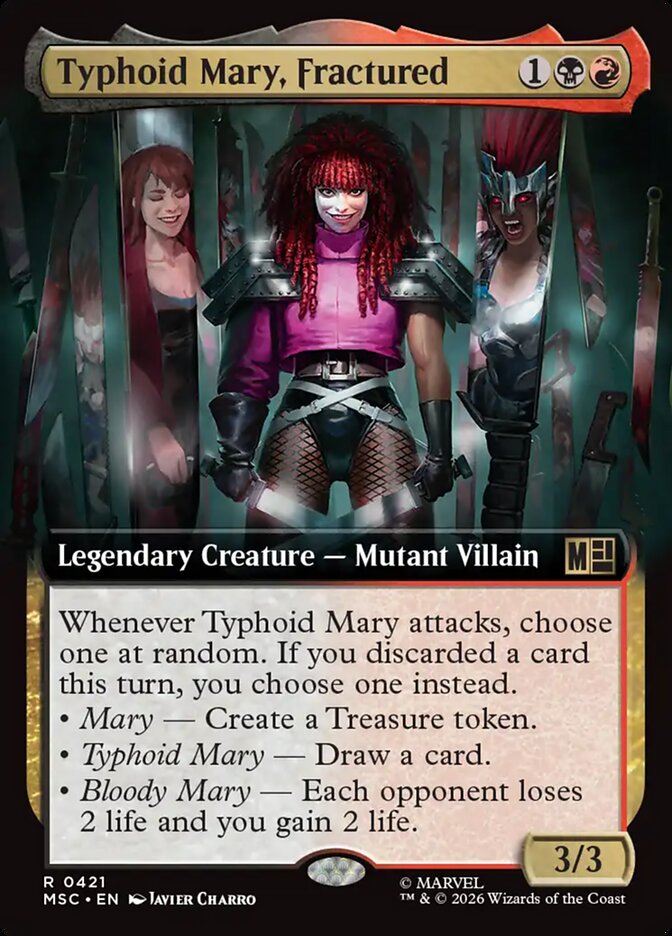 Typhoid Mary, Fractured — Marvel Super Heroes Commander (MSC) #421