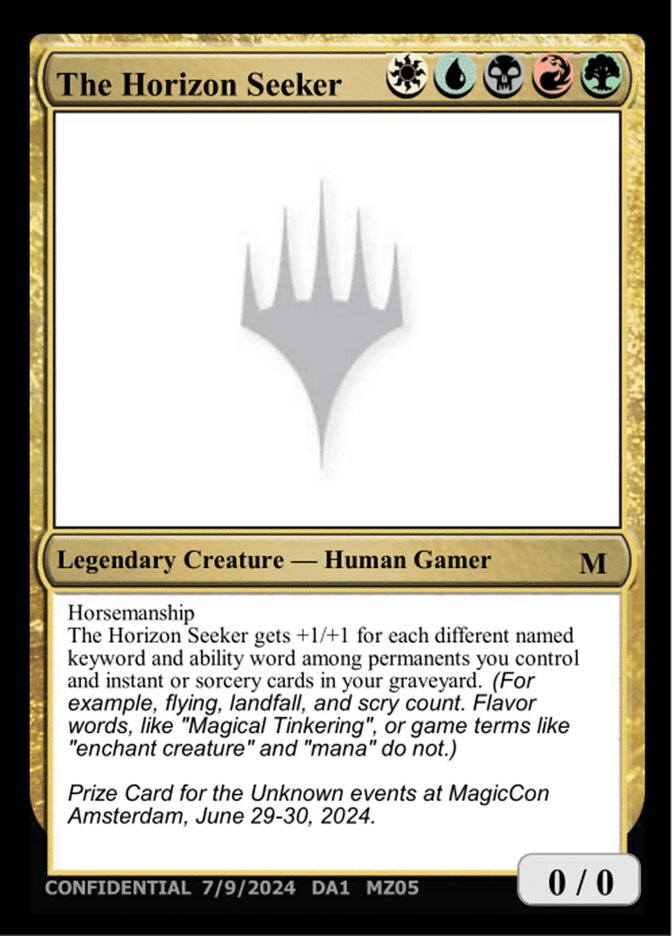 The Horizon Seeker — Unknown Event (UNK) #MZ05
