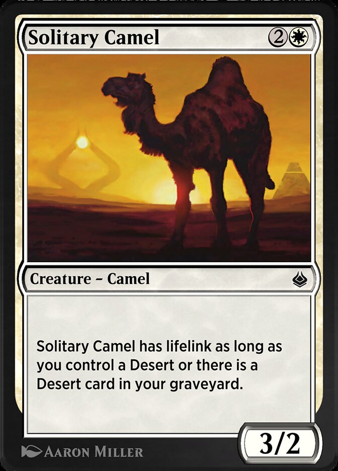 Solitary Camel — Amonkhet Remastered (AKR) #36