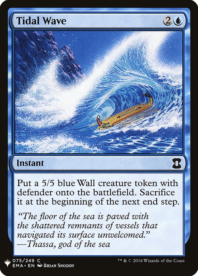 Tidal Wave — The List (PLST) #EMA-75