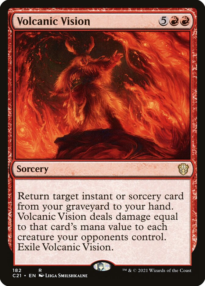 Volcanic Vision — Commander 2021 (C21) #182