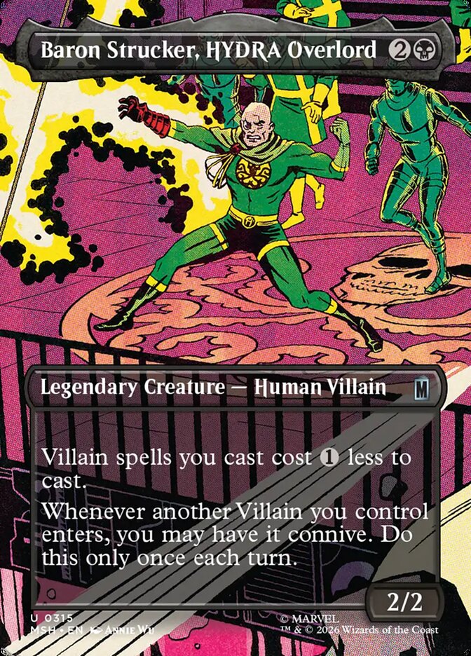 Baron Strucker, HYDRA Overlord — Marvel Super Heroes (MSH) #315