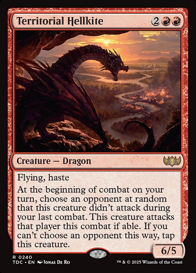 Territorial Hellkite — Tarkir: Dragonstorm Commander (TDC) #240