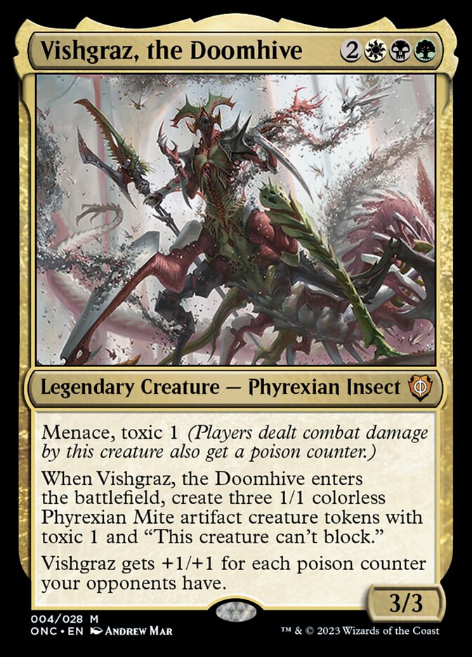 Vishgraz, the Doomhive — Phyrexia: All Will Be One Commander (ONC) #4