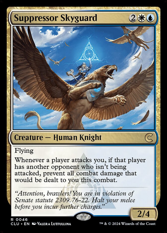 Suppressor Skyguard — Ravnica: Clue Edition (CLU) #46