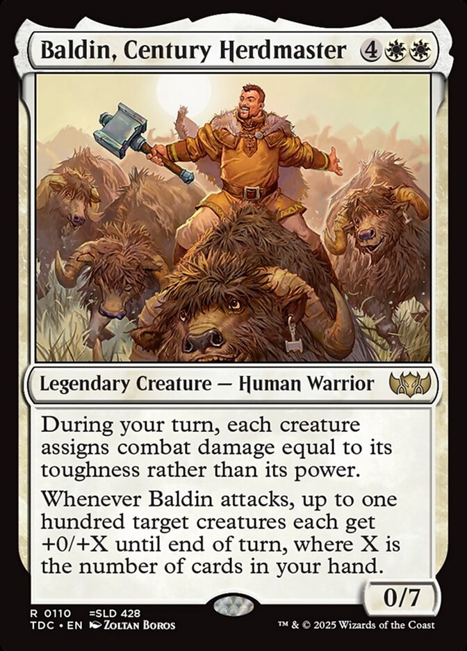 Baldin, Century Herdmaster — Tarkir: Dragonstorm Commander (TDC) #110